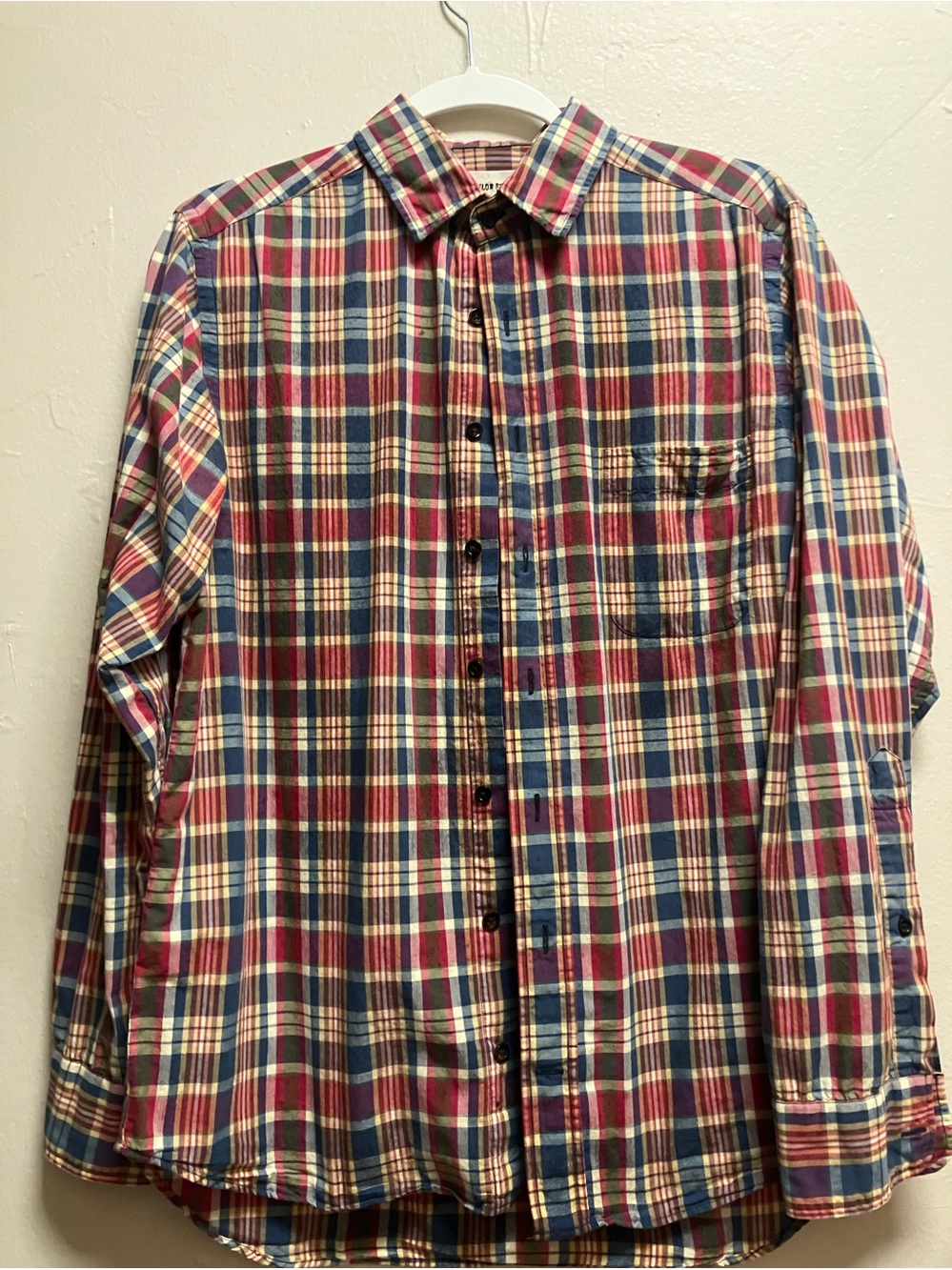 Taylor Stitch Madras shirt